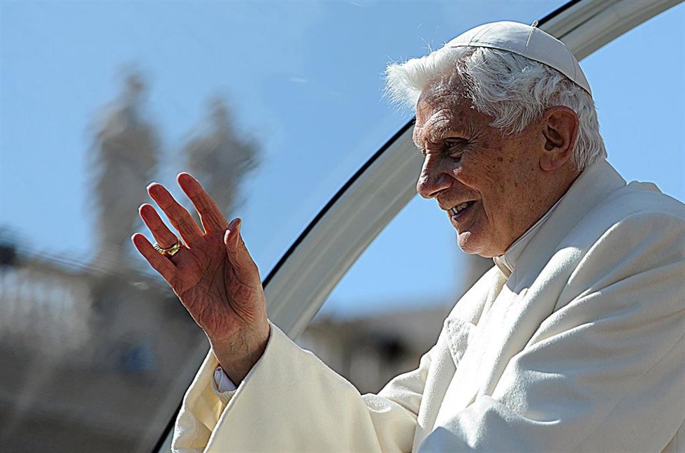 Archivo - El Papa Benedicto XVI.