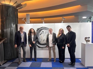 La eurodiputada del Partido Popular Europeo Esther Herranz ha inaugurado  exposición 'Cabezotas', del escultor y pintor riojano Jose Carlos Balanza, en el Parlamento Europeo en Bruselas