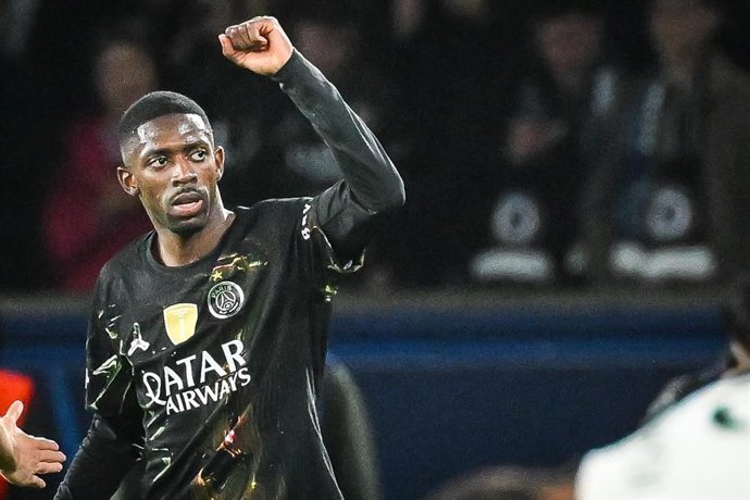 Archivo - Ousmane Dembélé con el PSG