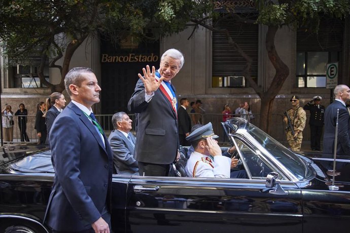 Archivo - El presidente de Chile, José Antonio Kast, en un desfile el día que asumió el cargo