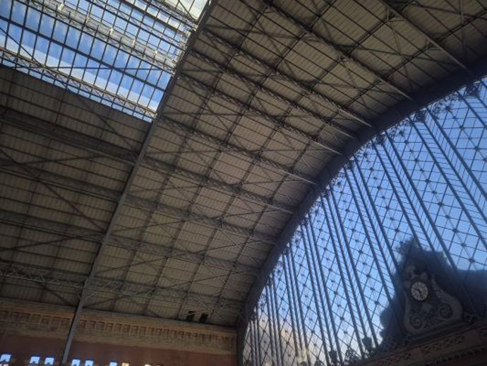 Intervención en la estación de Atocha Almudena Grandes