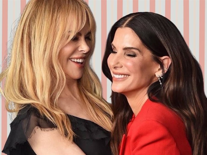 Nicole Kidman y Sandra Bullock en la presentación de 'Practical Magic 2', en Los Ángeles.