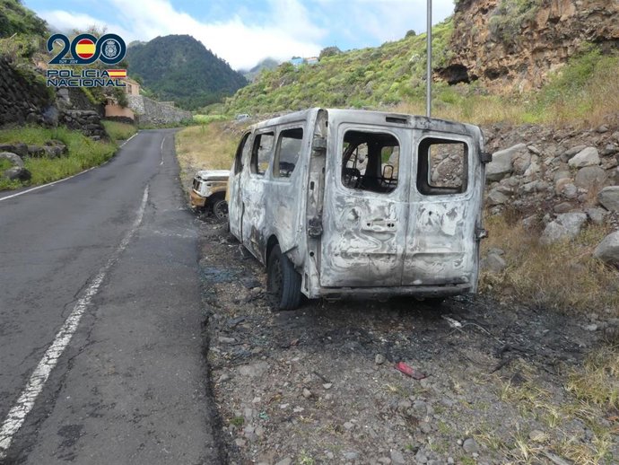 Sucesos.- Detenido el presunto autor de un incendio de dos vehículos en Santa Cruz de La Palma