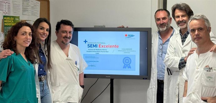 Responsables de la Unidad de Enfermedades Autoinmunes Sistémicas del Hospital de Puerto Real