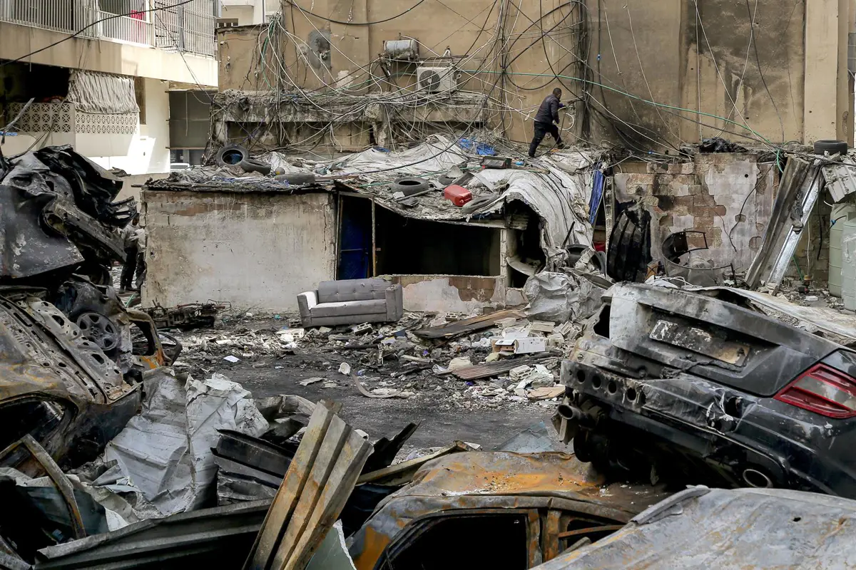 Daños en Beirut tras bombardeo del Ejército de Israel