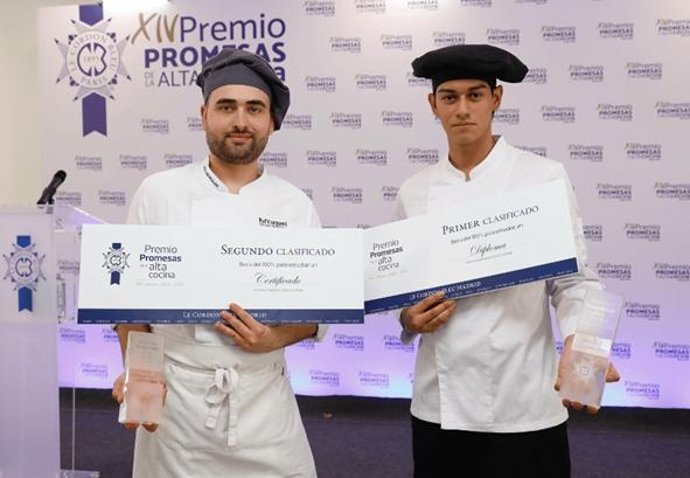 Ganadores del XIV Premio Promesas de la alta cocina de Le Cordon Bleu Madrid