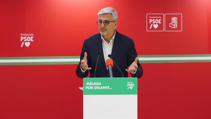 El secretario general del PSOE de Málaga, Josele Aguilar, en una imagen de archivo.