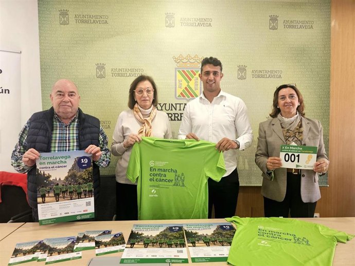 Presentación de la X Marcha Contra el Cáncer de Torrelavega