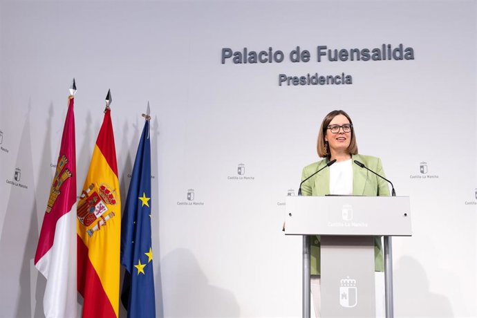 La portavoz del Gobierno de Castilla-La Mancha, Esther Padilla
