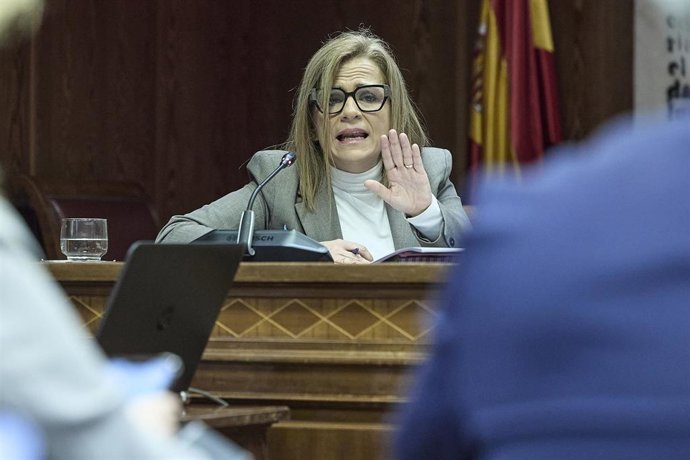 Archivo - La Delegada del Gobierno en la Comunitat Valenciana, Pilar Bernabé García, comparece ante la Comisión de Investigación sobre las circunstancias que influyeron en la catástrofe sufrida como consecuencia de la Dana del pasado 29 de octubre de 2024