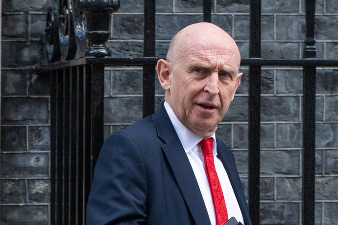 El ministro de Defensa de Reino Unido, John Healey.