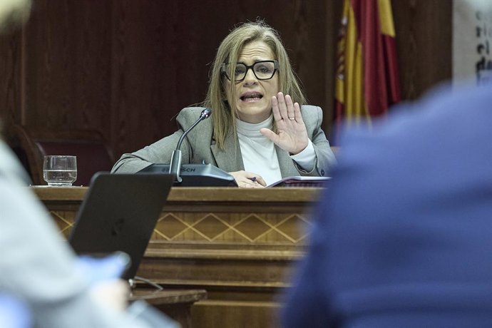 Archivo - La Delegada del Gobierno en la Comunitat Valenciana, Pilar Bernabé García, comparece ante la Comisión de Investigación sobre las circunstancias que influyeron en la catástrofe sufrida como consecuencia de la Dana del pasado 29 de octubre de 2024