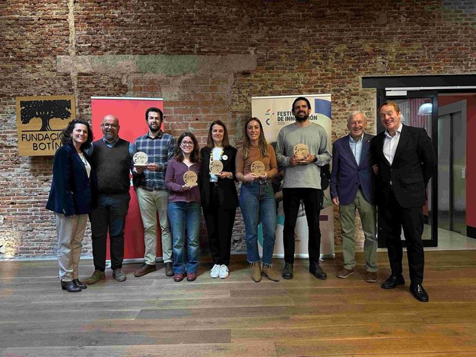 Galardonados con los Premios de Innovación de Cáritas.