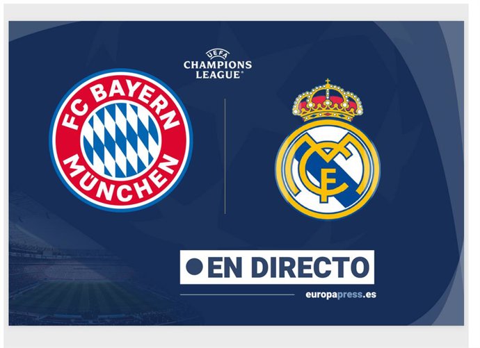 Onces Iniciales probables: Bayern Munich - Real Madrid: resumen y estadísticas del partido de Cuartos de final de Champions