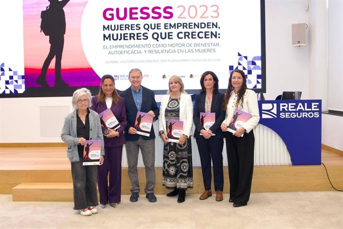 Presentación del Informe GUESSS 2023 'Mujeres que emprenden, mujeres que crecen: El emprendimiento como motor de bienestar, autoeficacia y resiliencia', del Observatorio del Emprendimiento de España (OEE) y Reale Seguros