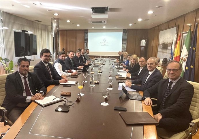 Sesión del Consejo de Administración del Puerto de Huelva.