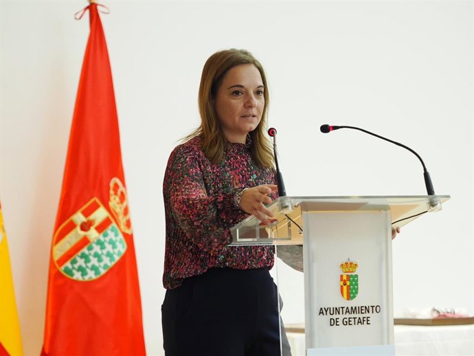 Archivo - La alcaldesa de Getafe, Sara Hernández.