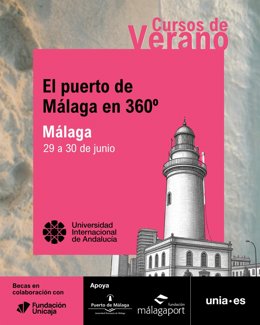 Cartel curso de verano de la UNIA
