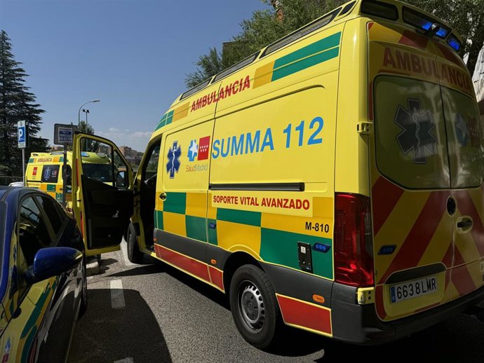 Archivo - Ambulancia del SUMMA 112