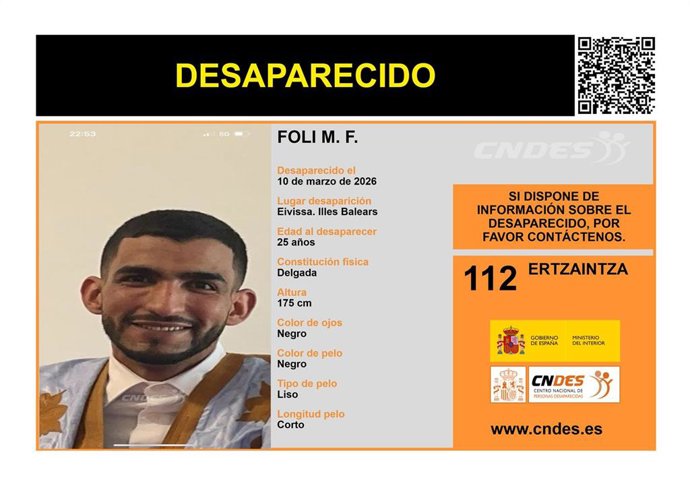 Cartel del desaparecido.