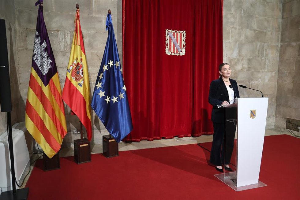 Archivo - La presidenta del Govern balear, Marga Prohens. 