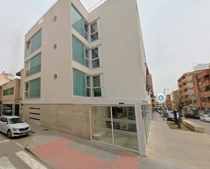 Vista de los juzgados de Hellín en Google Street View.