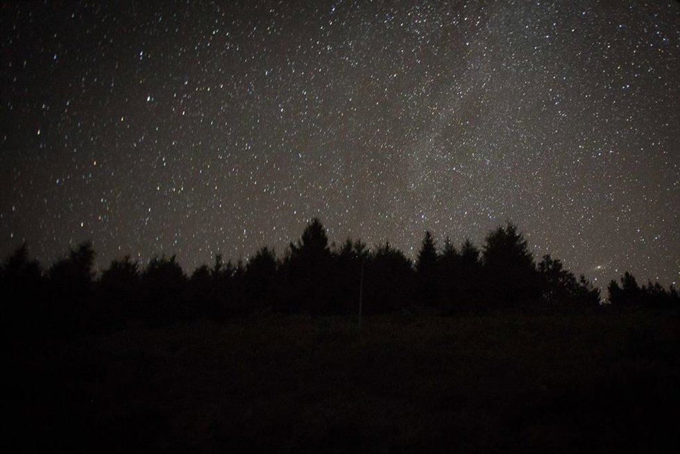 Archivo - Lluvia de Perseidas vista desde la sierra de Os Ancares, a 13 de agosto de 2023, en Lugo, Galicia (España). 