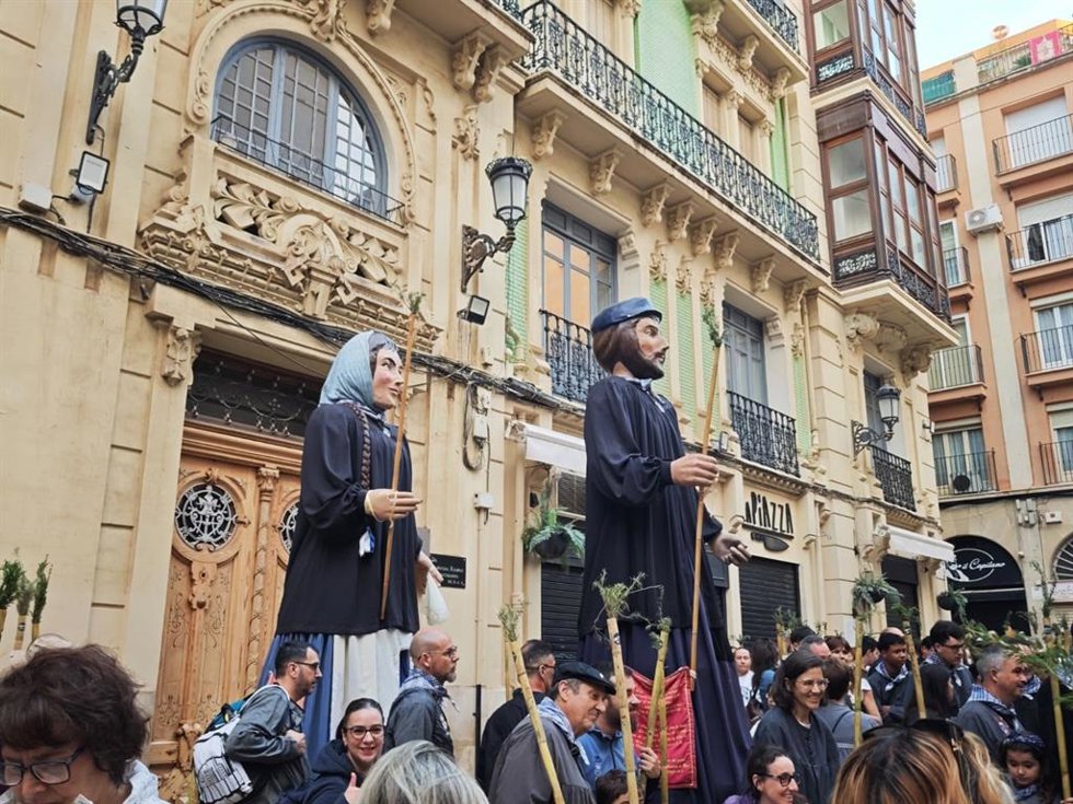 Romeros hacia el Monasterio de la Santa Faz