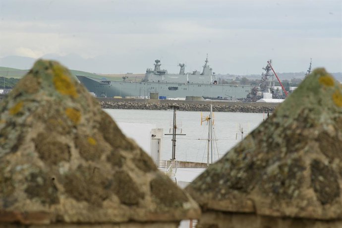 Archivo - Imagen de la base militar de Rota tras la negativa de Sánchez a cederlas para apoyo a las operaciones contra Irán. A 4 de marzo de 2026 en Rota, Cádiz (Andalucía, España). El presidente del Gobierno, Pedro Sánchez, mantiene la posición de España