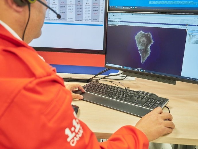 Sala operativa del 112 Canarias