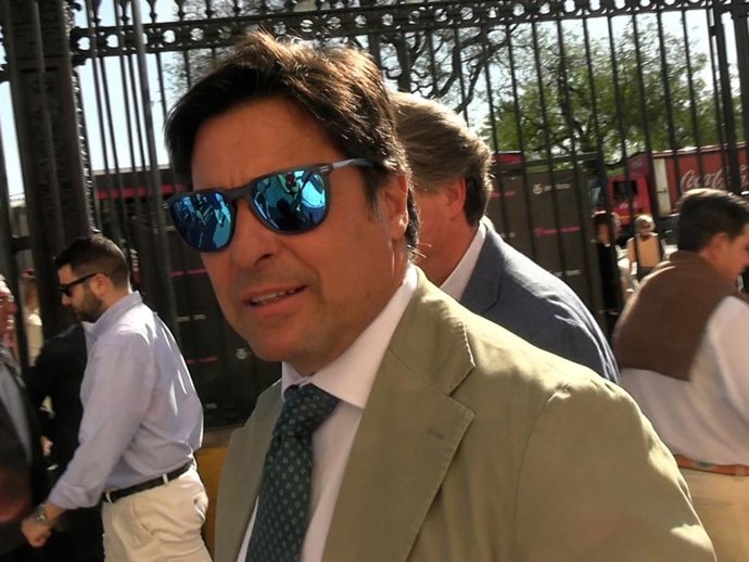 Francisco Rivera, a su llegada a La Maestranza este miércoles