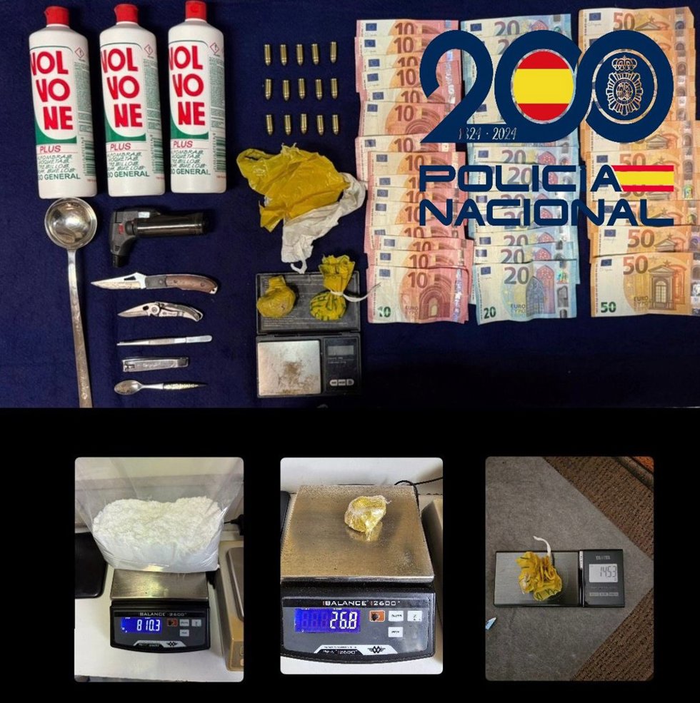 Archivo - La Policía Nacional desarticula un punto de venta itinerante de droga en Avilés