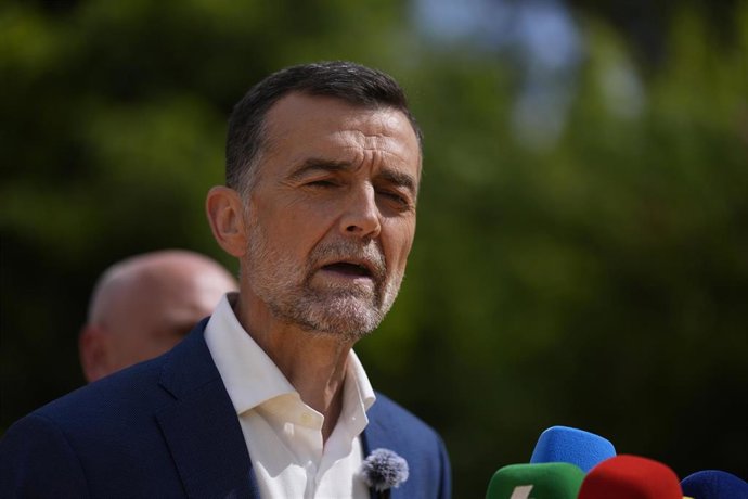 El coordinador federal de Izquierda Unida y candidato de Por Andalucía a la Presidencia de la Junta, Antonio Maíllo