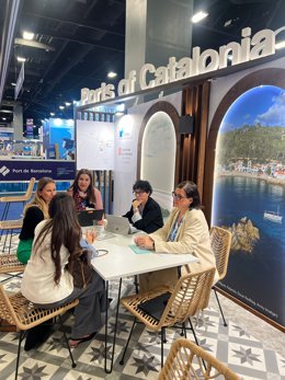 Imagen de una de las reuniones durante la feria Seatrade Cruise Global 2026