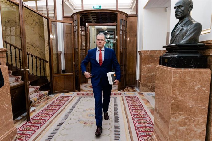 Archivo - L'exportaveu de VOX en l'Ajuntament de Madrid, Javier Ortega Smith.