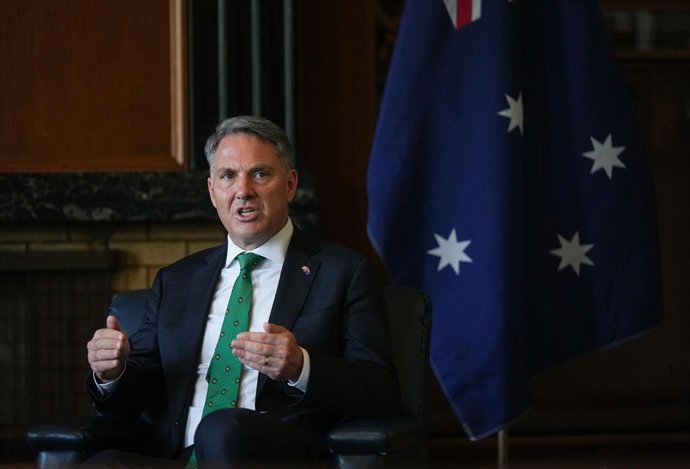 Archivo - El ministro de Defensa de Australia, Richard Marles.