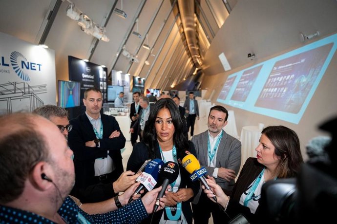 Villacís, con Friebel y Camo, en Mobility City.