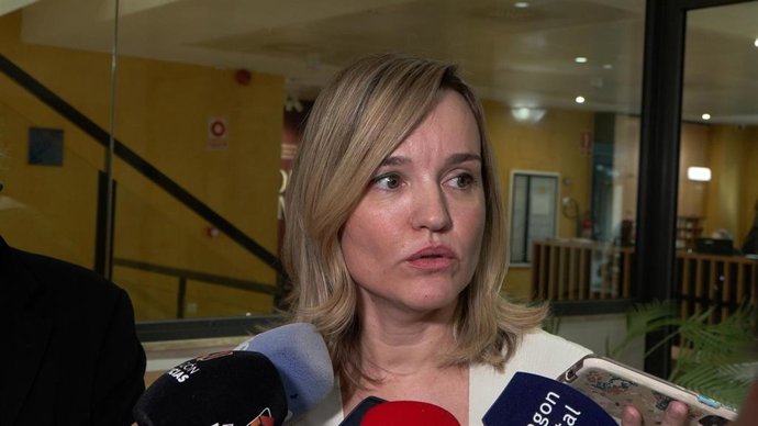 Archivo - La secretaria general del PSOE Aragón, Pilar Alegría.