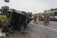 Muere una persona en un bombardeo de Israel contra un coche en la cartera que conecta Beirut y Damasco