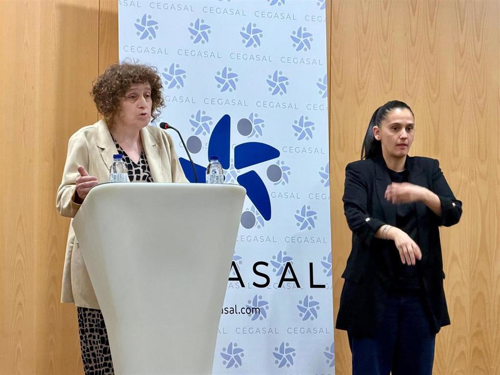 La alcaldesa de Santiago, Goretti Sanmartín, en el Congreso Nacional dos Centros Especiais de Emprego de Iniciativa Social