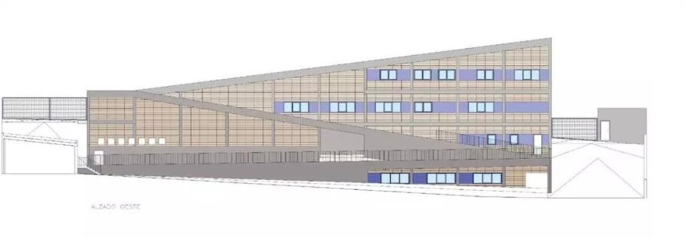 Plano del nuevo cuartel de la Policía Local.