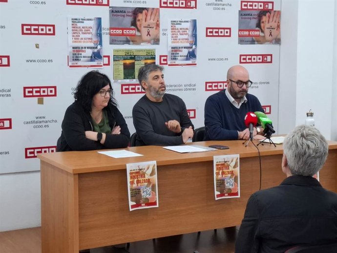 Rueda de prensa de CCOO.