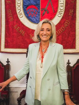 Archivo - La alcaldesa de Calahorra, Mónica Arceiz