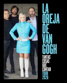 Cartel de la gira de La Oreja de Van Gogh
