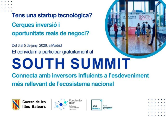 El Govern abre una convocatoria para invitar a 'startups' al evento South Summit en Madrid