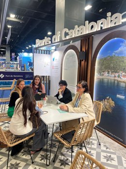 Imagen de una de las reuniones durante la feria Seatrade Cruise Global 2026
