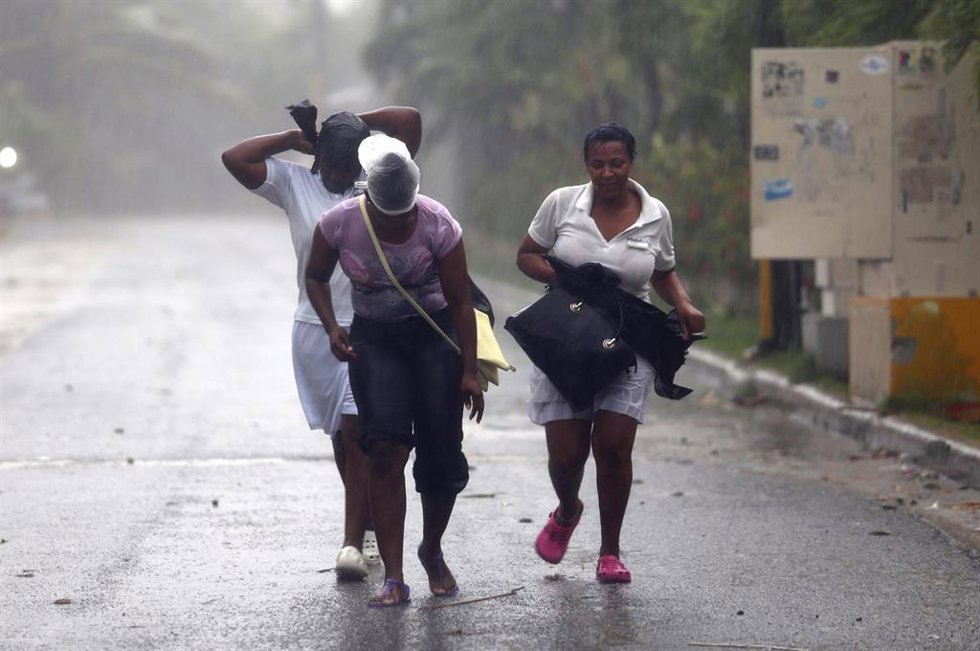 Archivo - Imagen de archivo de las fuertes lluvias en República Dominicana.