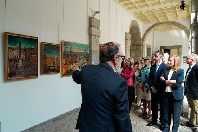 Inauguración de la exposición 'Delapuente: memoria de un cántabro viajero".