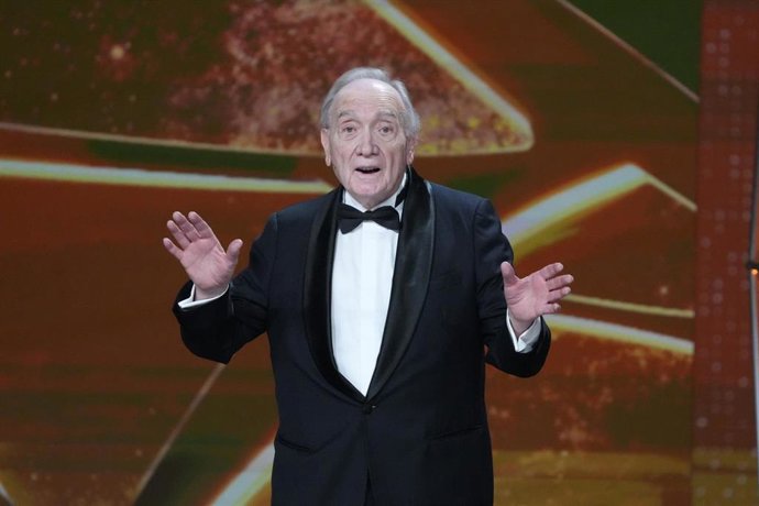 Archivo - El presidente de la Academia del Cine, Fernando Méndez-Leite, en la 40º edición de los Premios Goya, en el Auditori del Centre de Convencions Internacionals, a 28 de febrero de 2026, en Barcelona, Cataluña (España). Los galardones son otorgados 