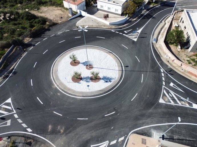 Rotonda en Alhama de Almería.